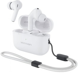 Vention Echo Lite E11 Pro Auriculares Bluetooth con Estuche de Carga, Autonomía, Blancos